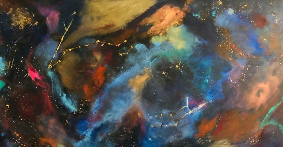 Galaxy 5,acrylic,140x70cm